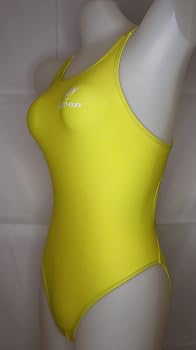 Amazon.co.jp: [SWIMHXBY] 競泳水着 レディース ガールズ 280 黄色 M
